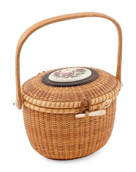 BILL AND JUDY SAYLE NANTUCKET BASKET PURSE - Bill and Judy Sayle