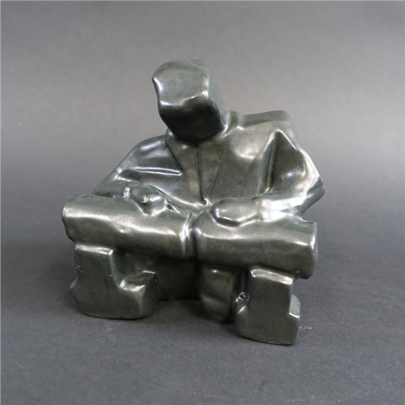 Ouvrier à sa tâche - Moal Paul