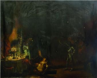 SCÈNE DE L'HISTOIRE DE TANCRÈDE ET CLORINDE (?) - Achille Sirouy