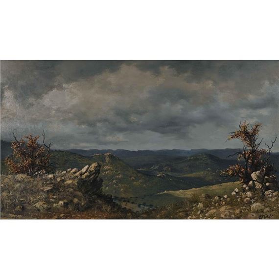 View from a Mountain Top by Hennie Griesel