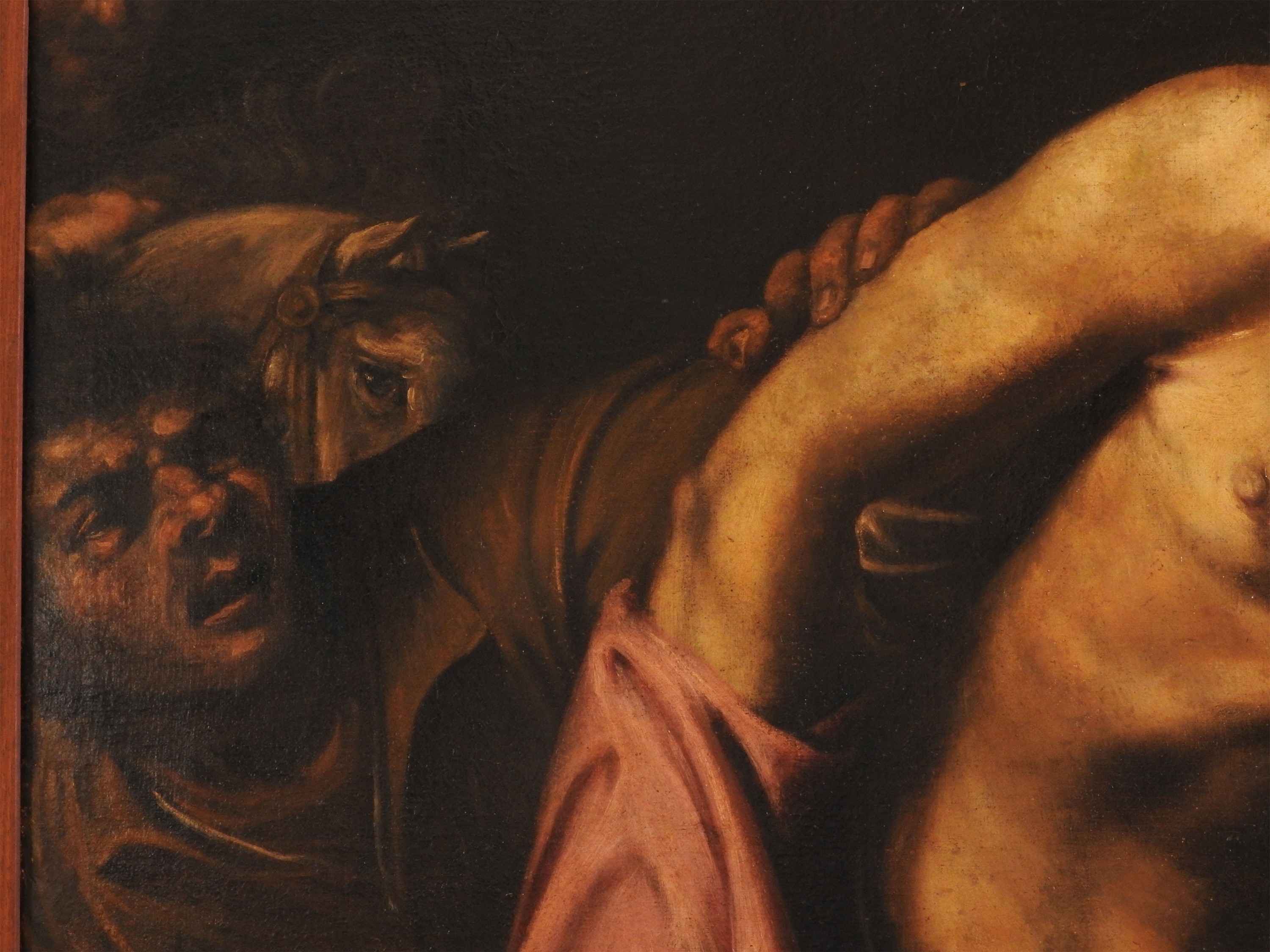 Artwork by Fabrizio Boschi, Christ stripped of his garments, Made of oil painting on canvas