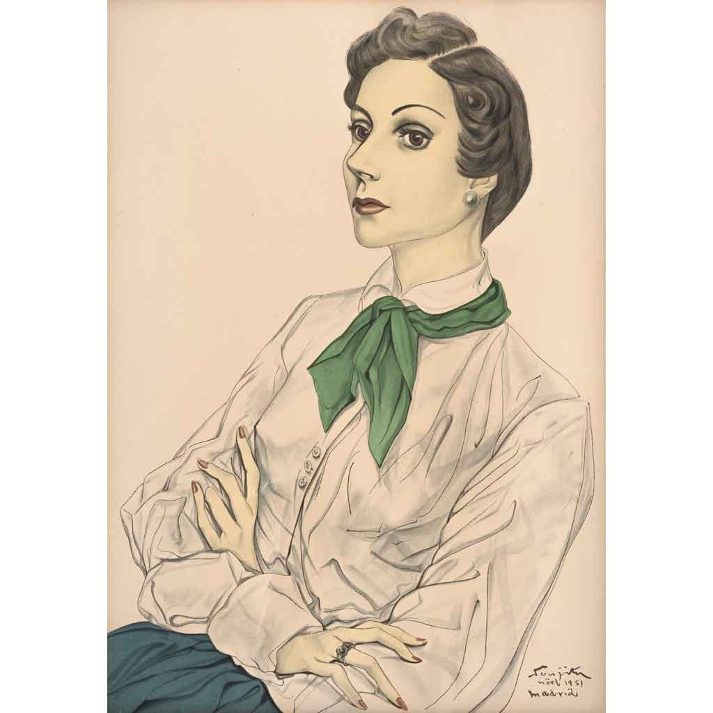 Madame Conchita Montes by Leonard Tsuguharu Foujita, 1951