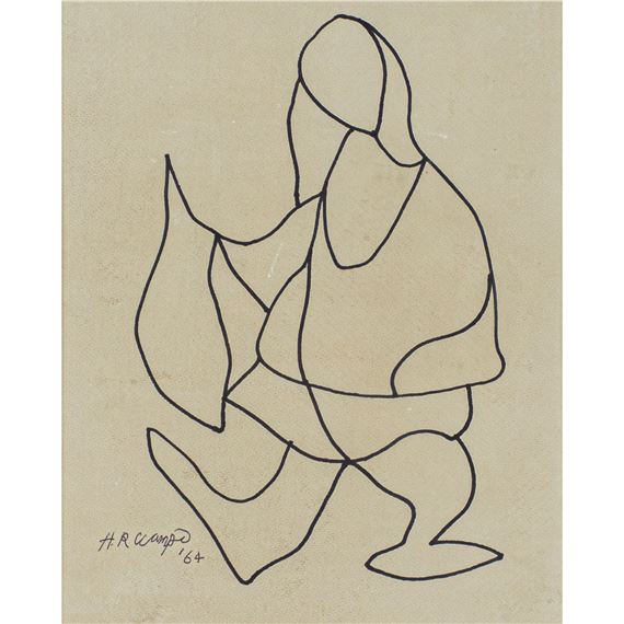 Untitled (Figure) by Hernando Ocampo, dated 1964