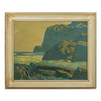 MARINE LANDSCAPE - Morris Feldsberg