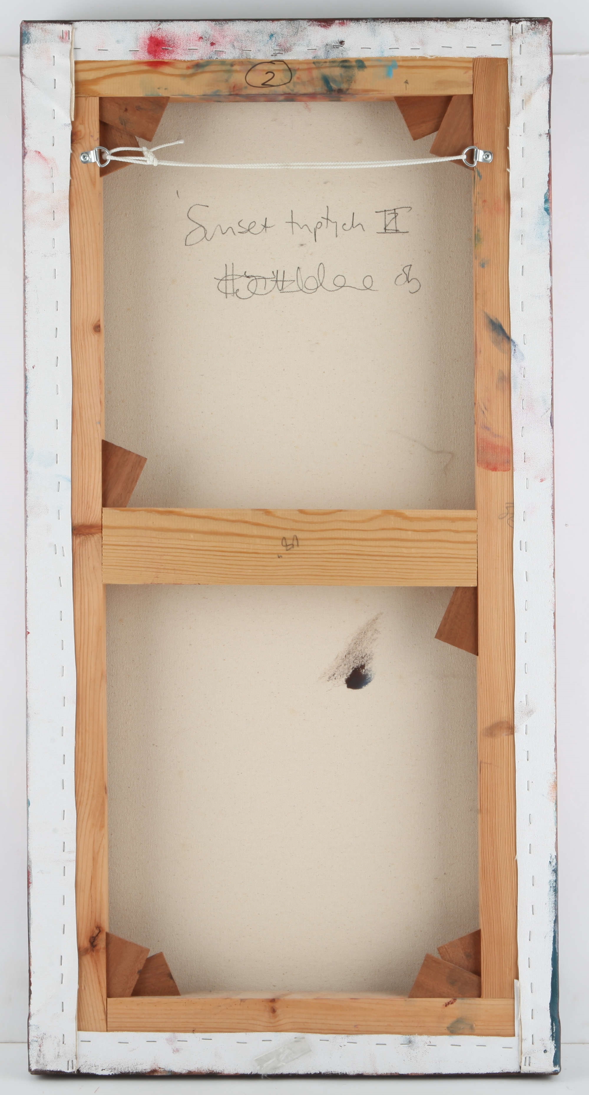 Artwork by Henrie Haldane, 'Sunset Triptych III', Made of Oil on canvas