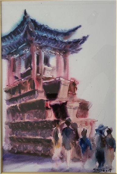 Chinese hydraulic clock by Fu Ji Tsang