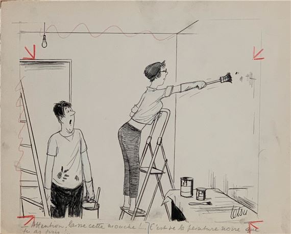 Roger Testu | Watch out, leave that fly! It is black paint that you ...