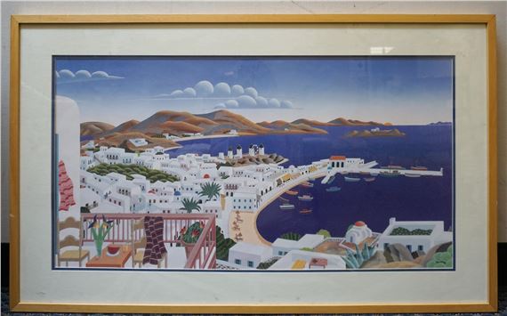 Thomas McKnight | Mykonos Panorama | MutualArt