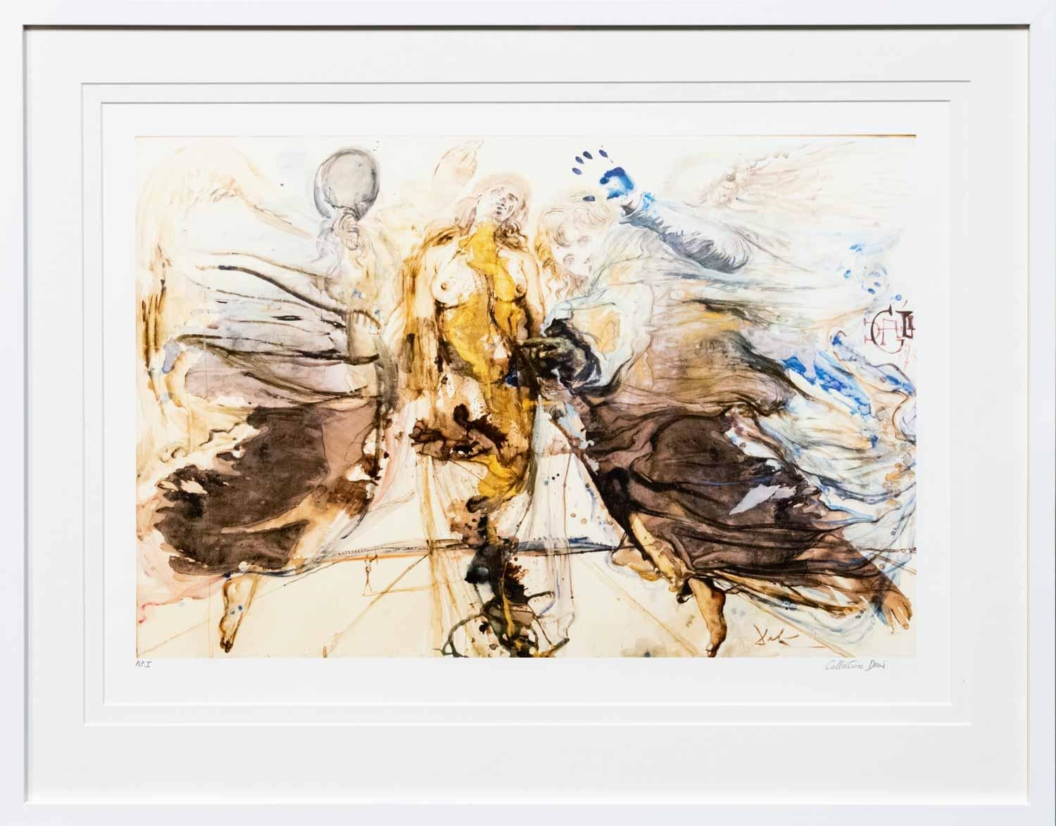 Salvador Dalí | Metamorfosis de ángeles en mariposa | MutualArt
