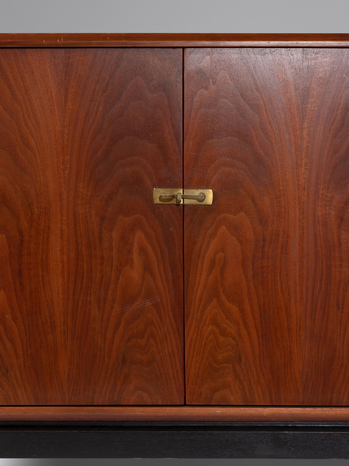 Artwork by Jack Cartwright, CredenzaFounders Furniture, Made of walnut, brass