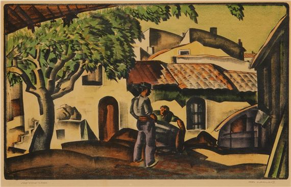 THE WINE CASK by Iain MacNab, circa1940