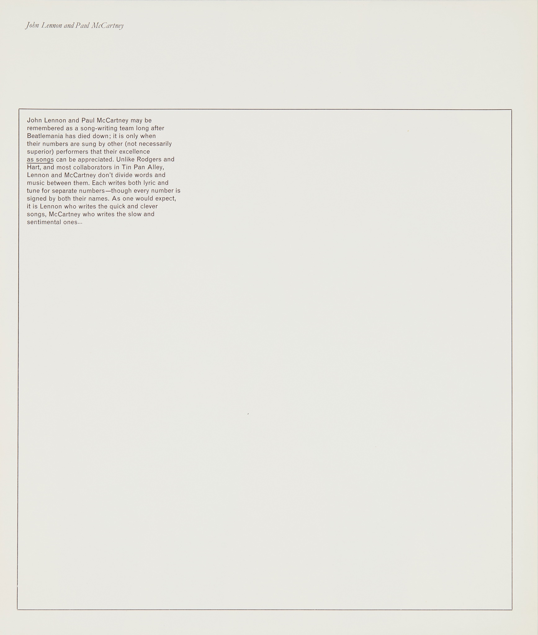 Artwork by David Bailey, BOX OF PIN-UPS - 1965, Made of prints