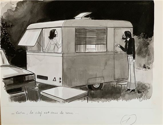 Roger Testu | Between the key is under the wheel | MutualArt