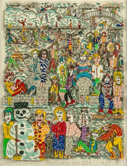 Holiday On Ice by James Rizzi, 1983