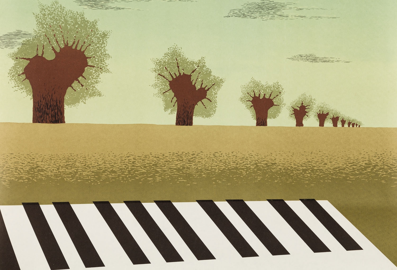 Artwork by Tadeusz Trepkowski, Chopin poster, Made of poster print