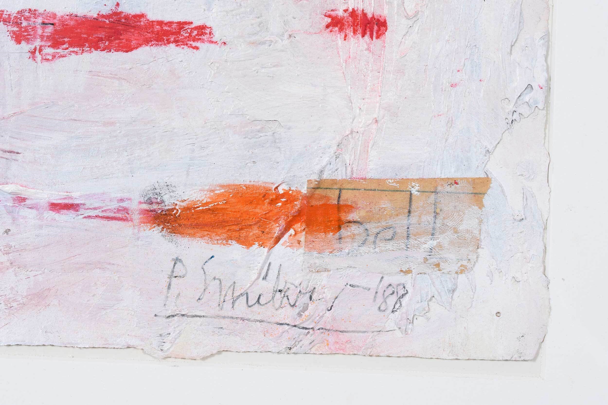 Artwork by Pamela Smilow, Composition in Flesh with Three Horses, Made of mixed media on paper