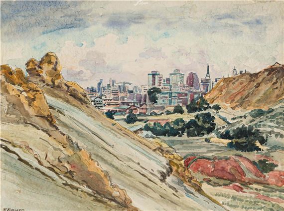 Johannesburg Landscape by Fred Bauer