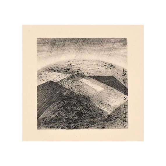 Two Works: Abstract Landscapes by Ernest Korkie, 2005