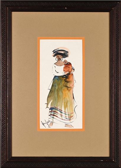 Xhosa Mother and Child by Jenny Jooste
