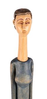 Lady in a Pencil Skirt and Pink Heels - Moses Mokgomola