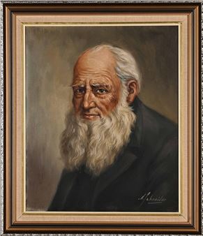 Portrait of a Man with a Beard - A. Schneider