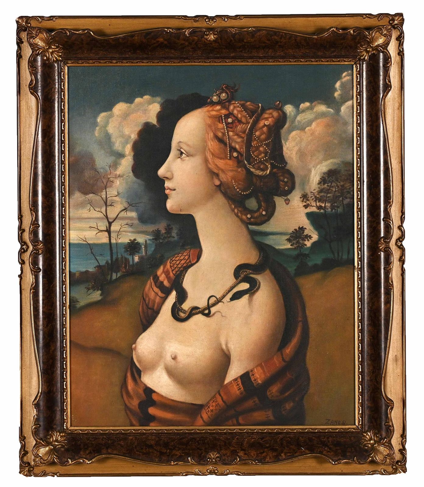 Portrait of Simonetta Vespucci by Piero di Cosimo