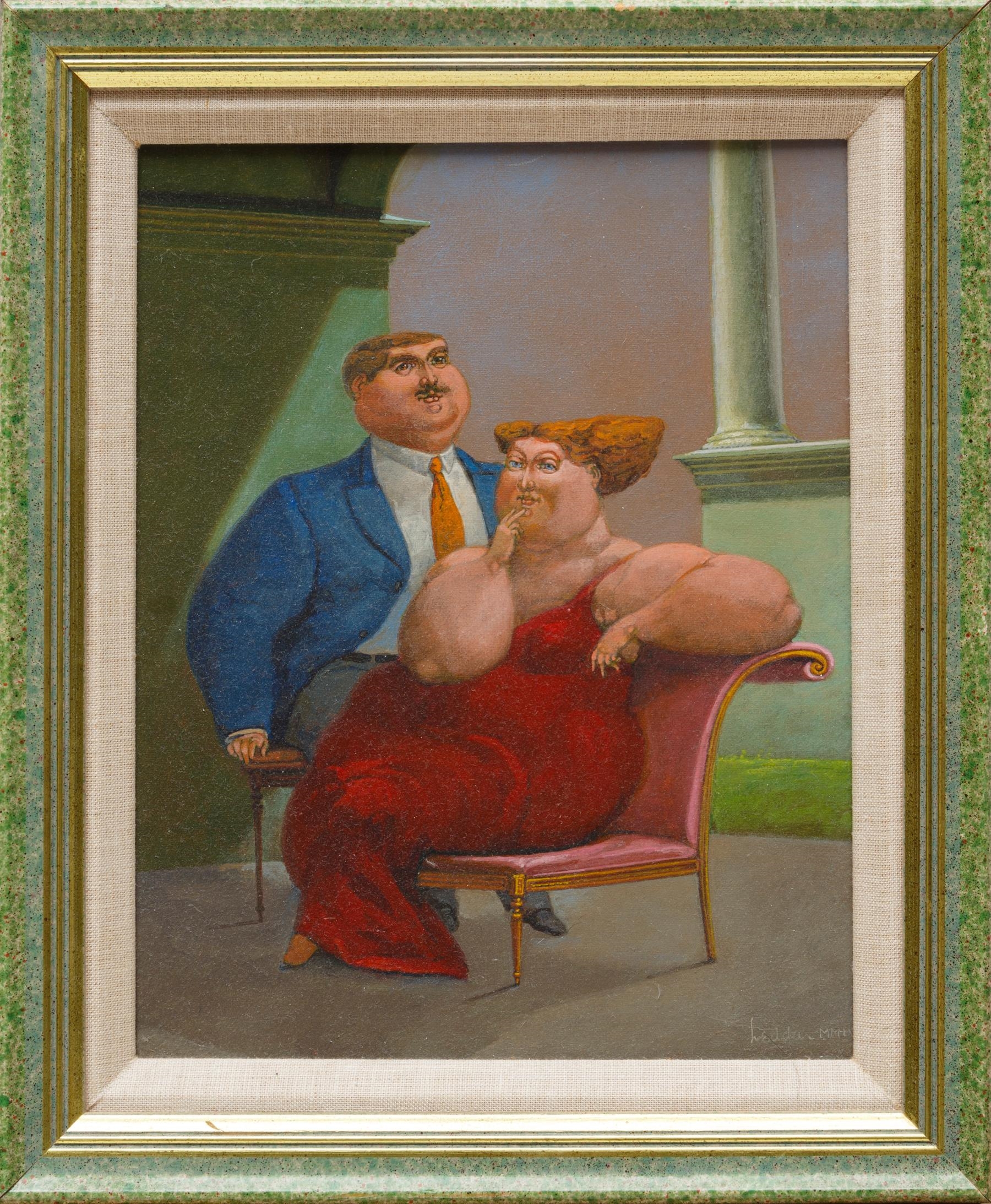 Artwork by Carlos Jose Ledda, Adagio II, Made of oil on canvas