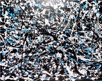 Blauw zwart - Rick Triest