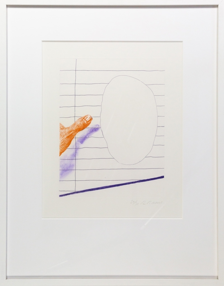 Roger Raveel | Tekening met duim (1975) | MutualArt