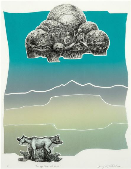 Jerry R. West | Domingo Ponies with Cloud | MutualArt