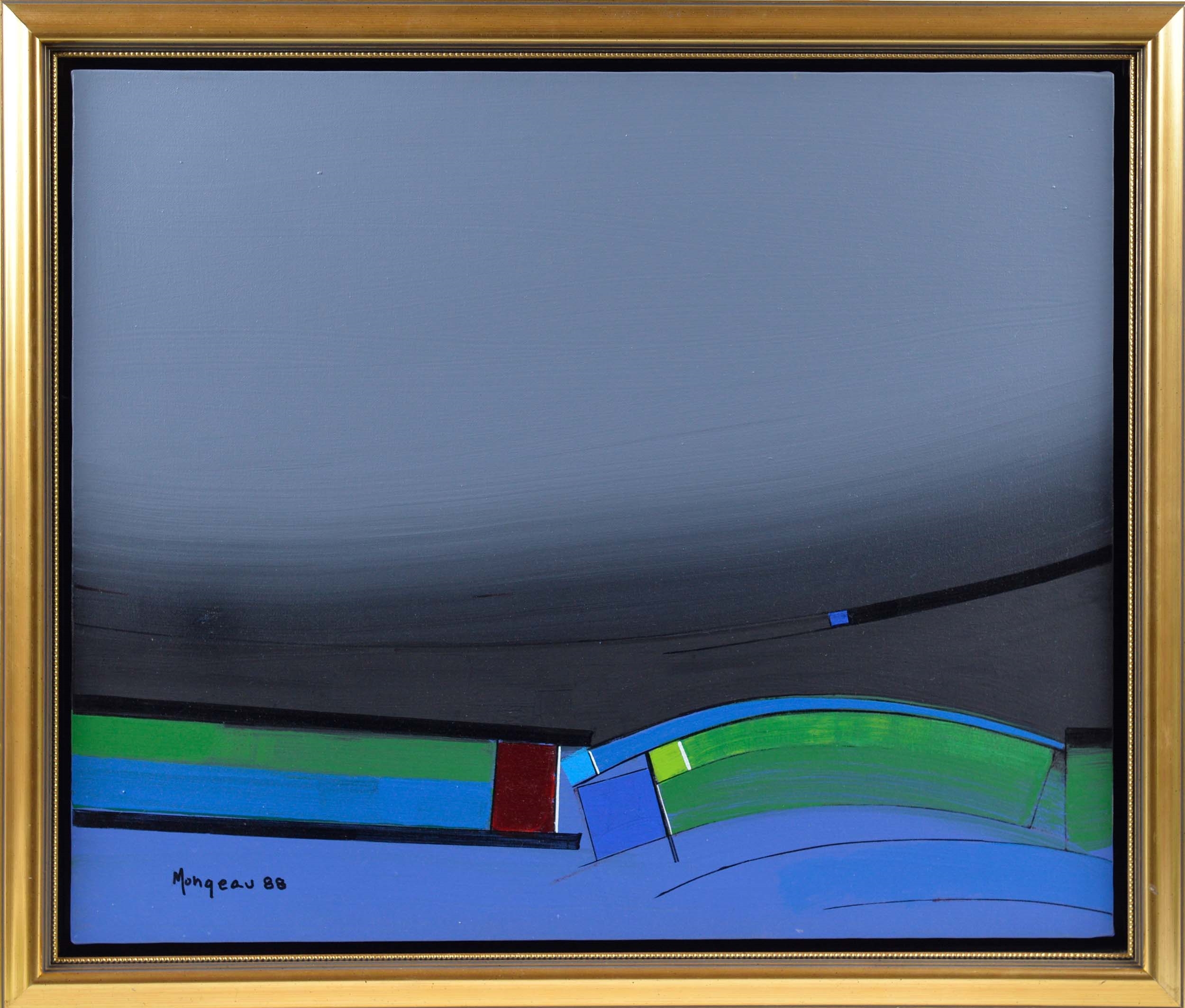 Artwork by Jean-Guy Mongeau, Mi-temps, Made of Acrylic on canvas