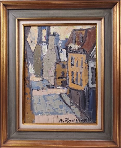 Albert Rousseau | Rue St Stanislas à Québec (1978) | MutualArt