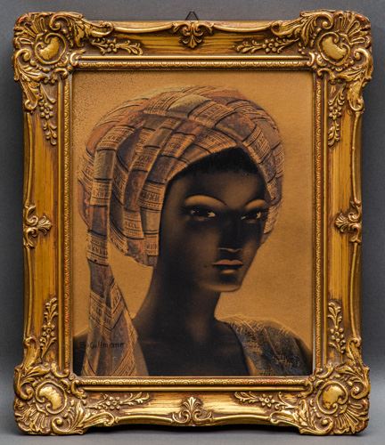 Orientalin mit Turban by Bernhard‏ Cullmann