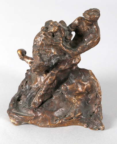 Hans Schröder | Samson im Kampf mit dem Löwen (1960 - 1970) | MutualArt