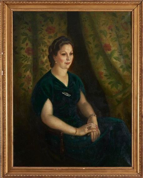 Madame Maria IBARGARAY by Aurelio Bibiano de Arteta y Errasti, vers 1938