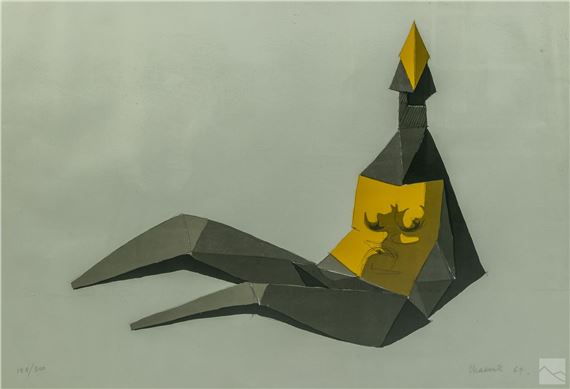 Sitting Elektra by Lynn Chadwick, 1969