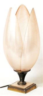 Table lamp model &quot;Tulip&quot;. - Laurent Rougier