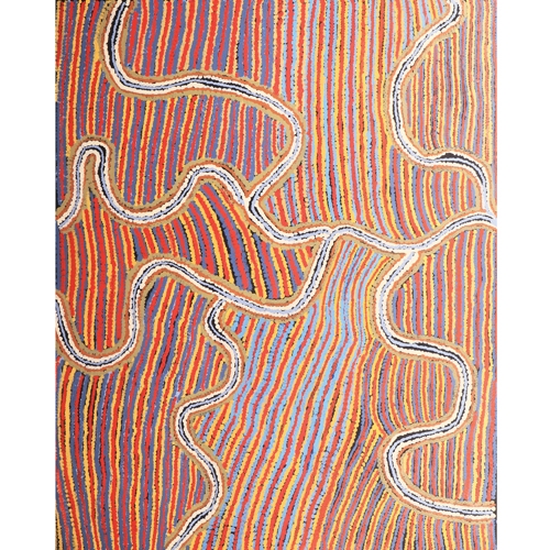 Artwork by Iwana Ken, Abstraction, Made of oil on canvas