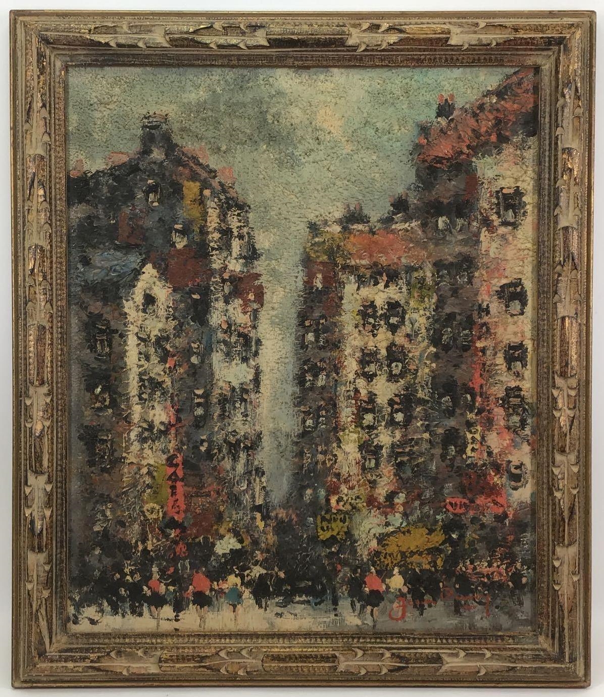 Jean Rémy | Impressionist style Parisian street scene | MutualArt