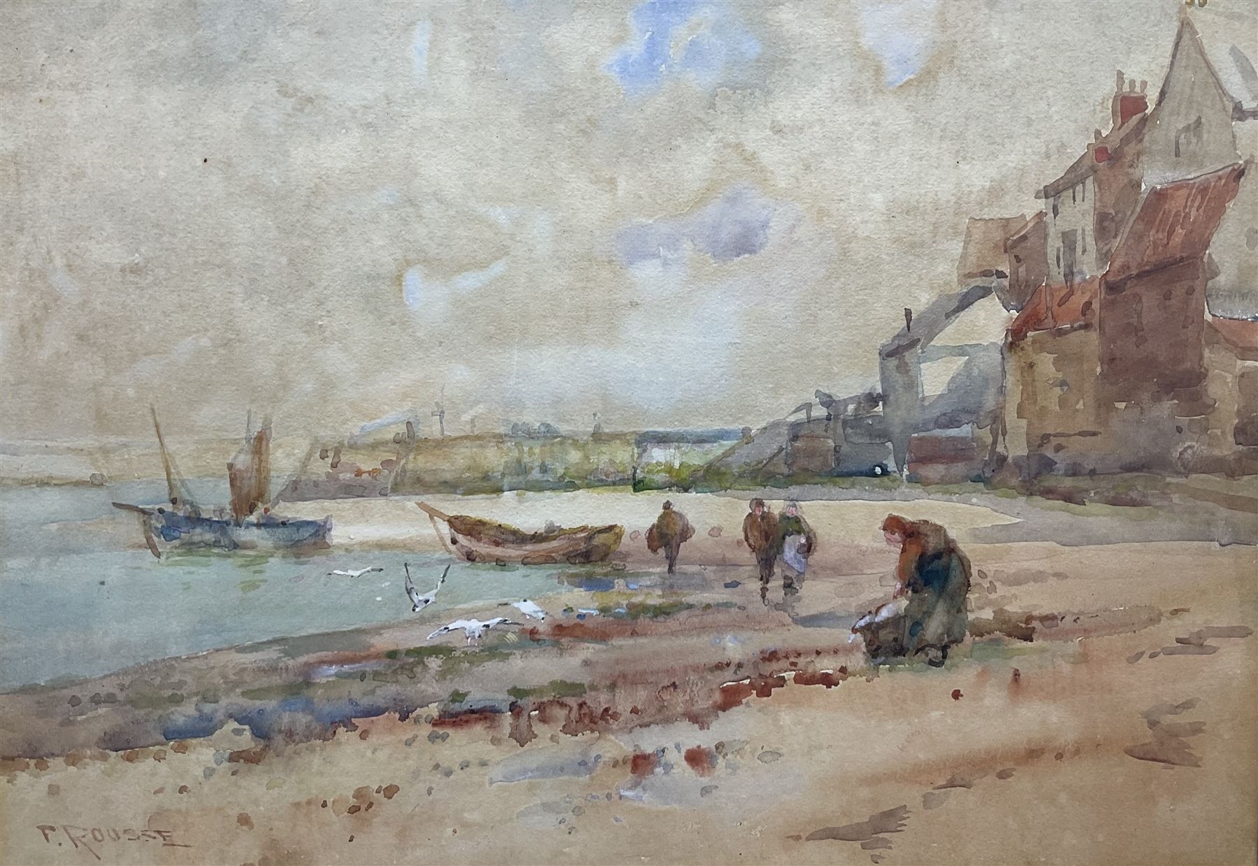 Frank Rousse | Tate Hill Sands Whitby | MutualArt