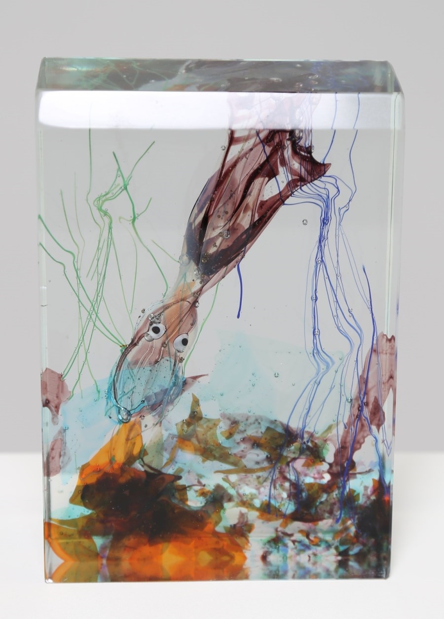 Alfredo Barbini Aquarium with cuttlefish and algae MutualArt