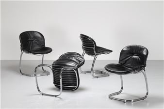 For RIMA. Lot consists of 4 chairs, model Sabrina. - Giorgio Rinaldi