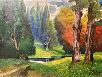 In the Silent Grove - Eduard Rüdisühli