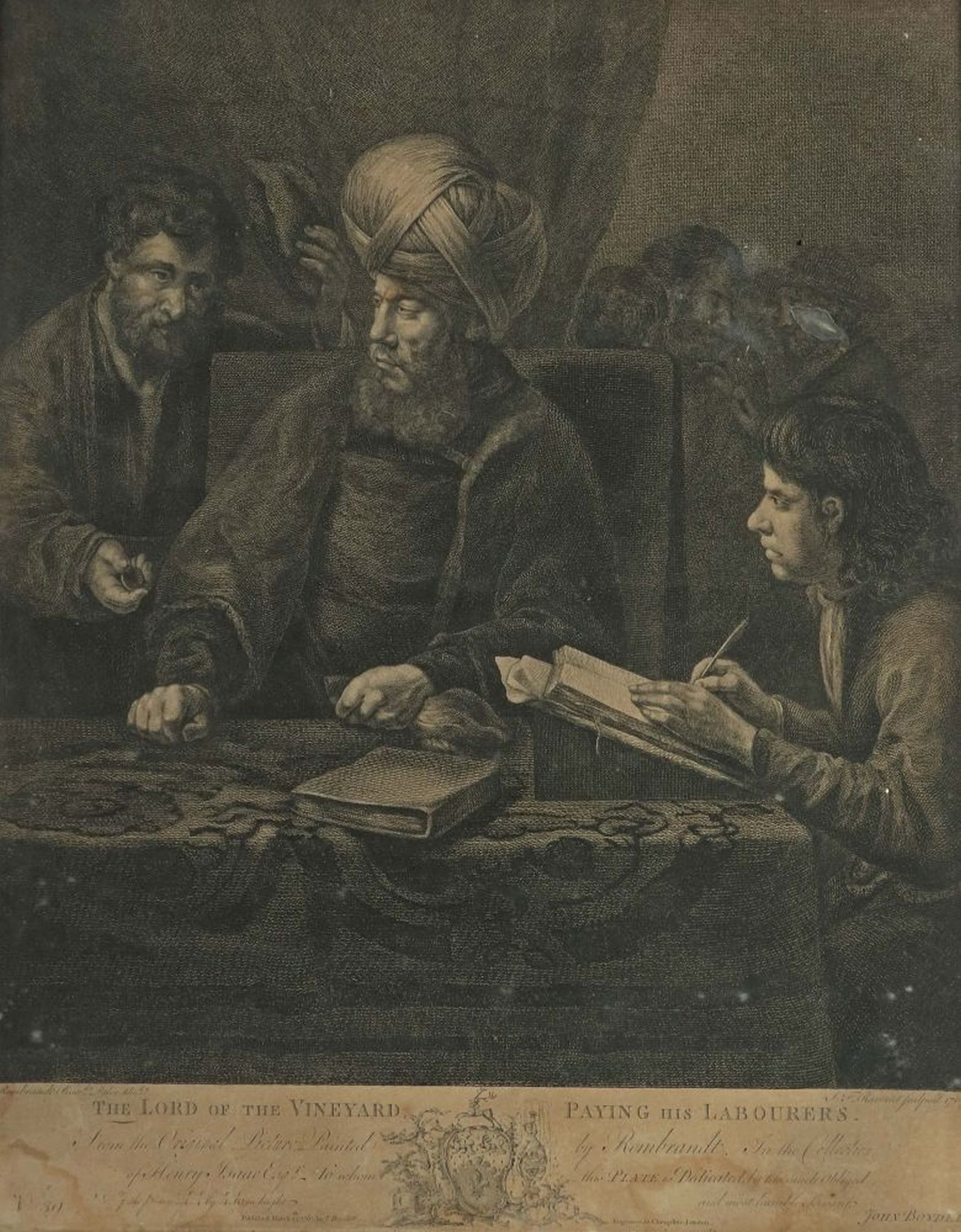 Simon Francois Ravenet The Elder | The Lord of the Vineyard paying his ...