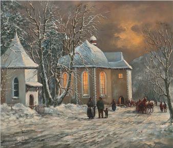 Loretto im Winter - Albert Wessels