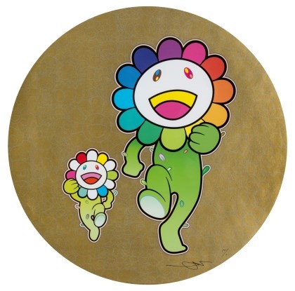 Takashi Murakami Flower Rainbow by Mulya Maheswara
