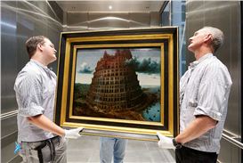 Bruegel's Iconic Tower of Babel Travels from the Maas to the Amstel