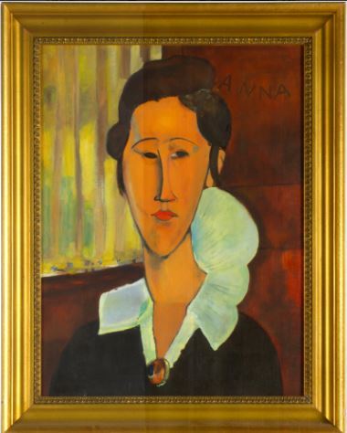 Amedeo Modigliani | portrait of Anna Akmatova | MutualArt