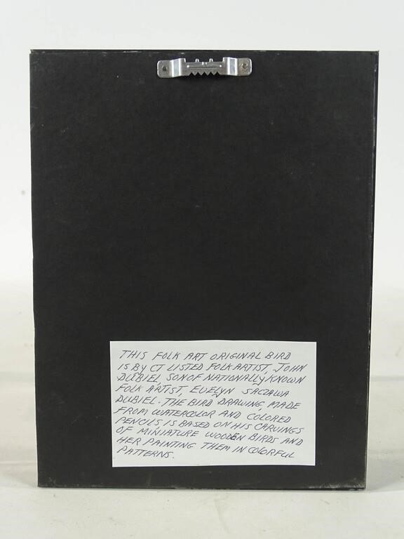 Artwork by John Dubiel, Bird, Made of Drawing