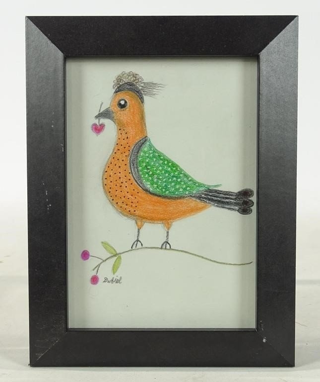 Artwork by John Dubiel, Bird, Made of Drawing